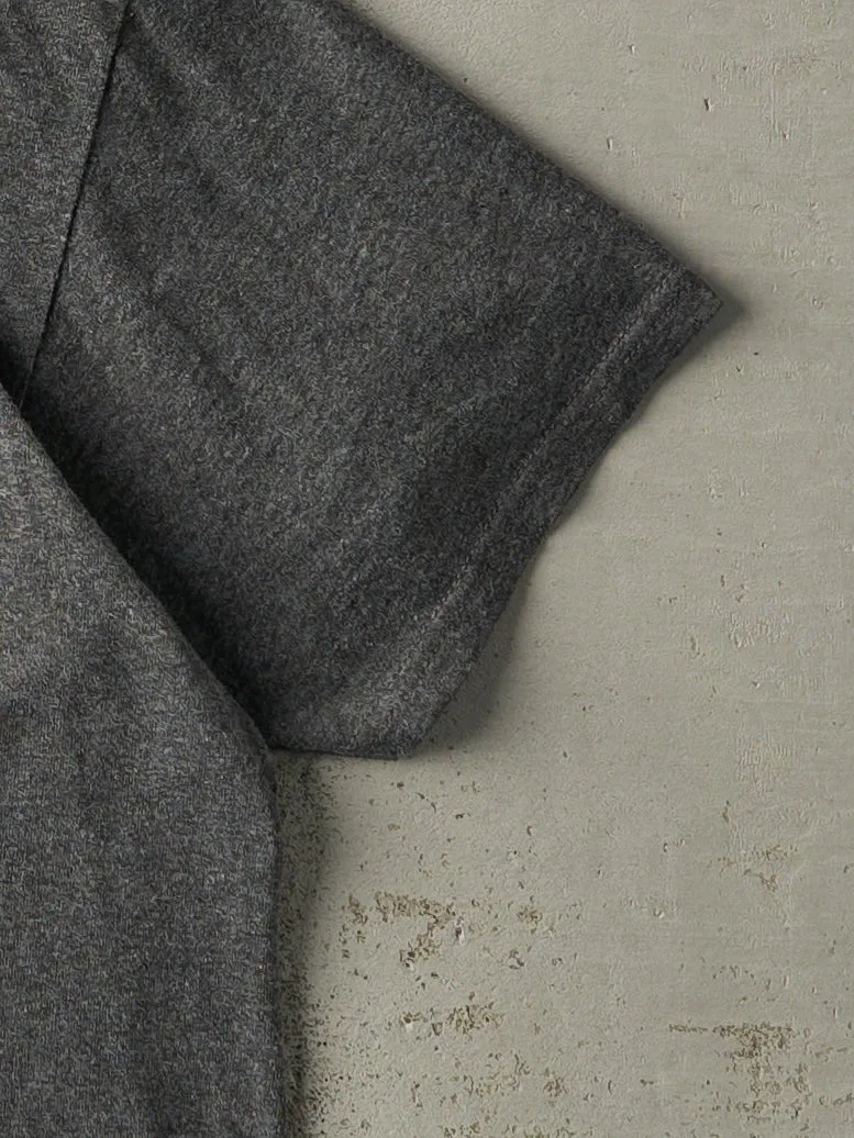 Vintage 90s Charcoal Grey Nike Embroidered Tee (L) sold by Rebalance Vintage product image thumbnail 3