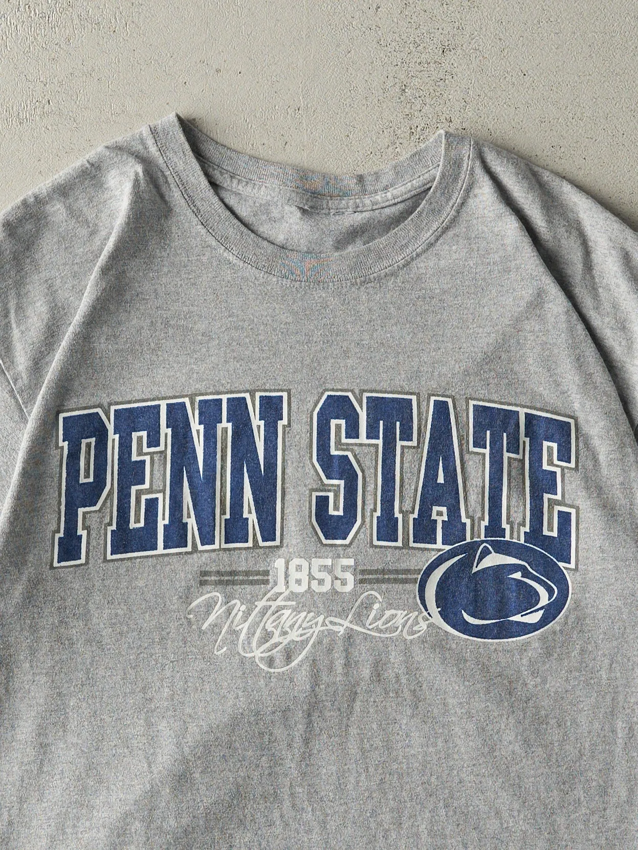 Vintage Y2K Grey Penn State Nittany Lions Tee (M) sold by Rebalance Vintage product image thumbnail 2