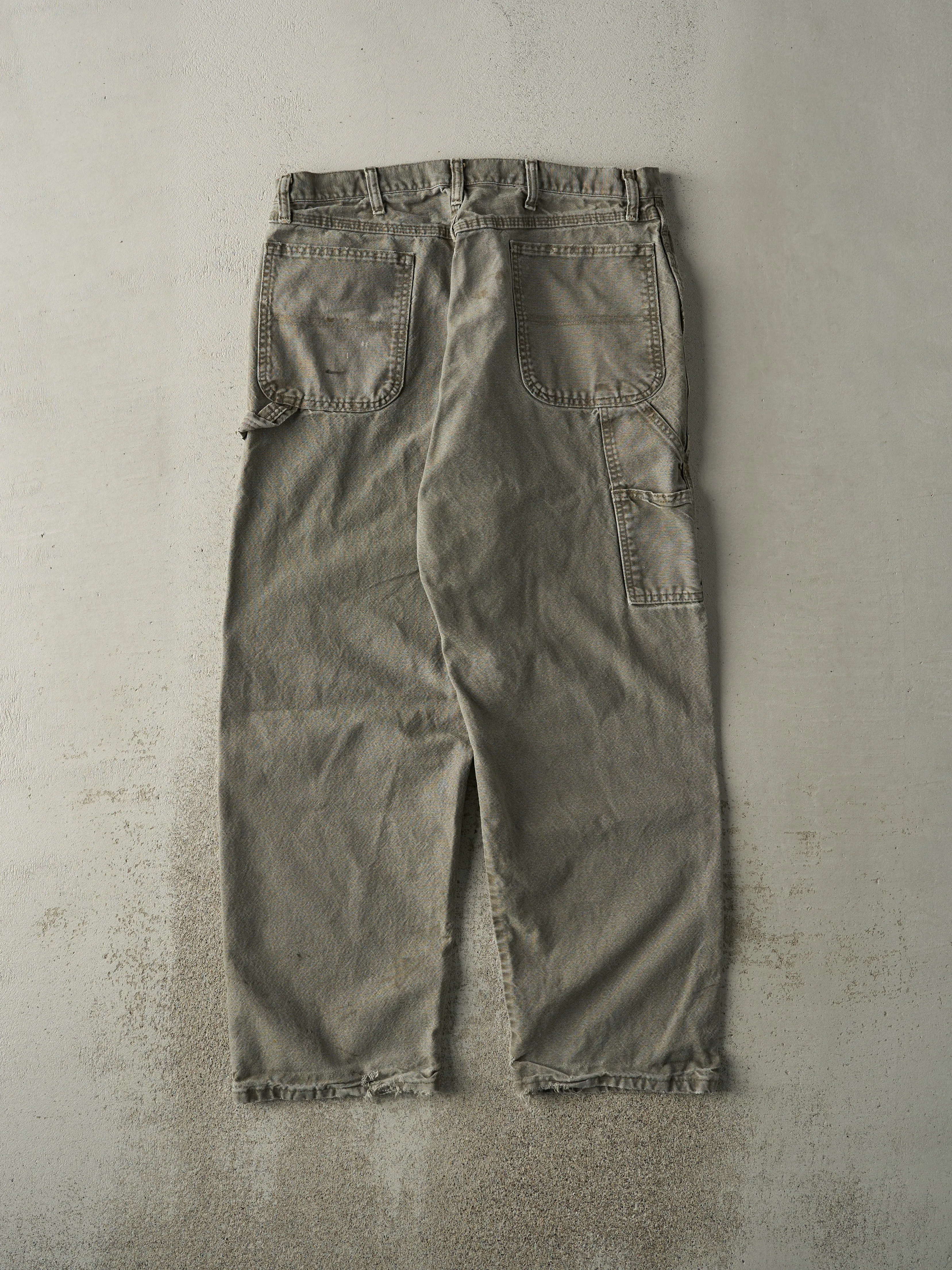 Vintage 90s Green Rustler Carpenter Pants (36x31) sold by Rebalance Vintage product image thumbnail 3