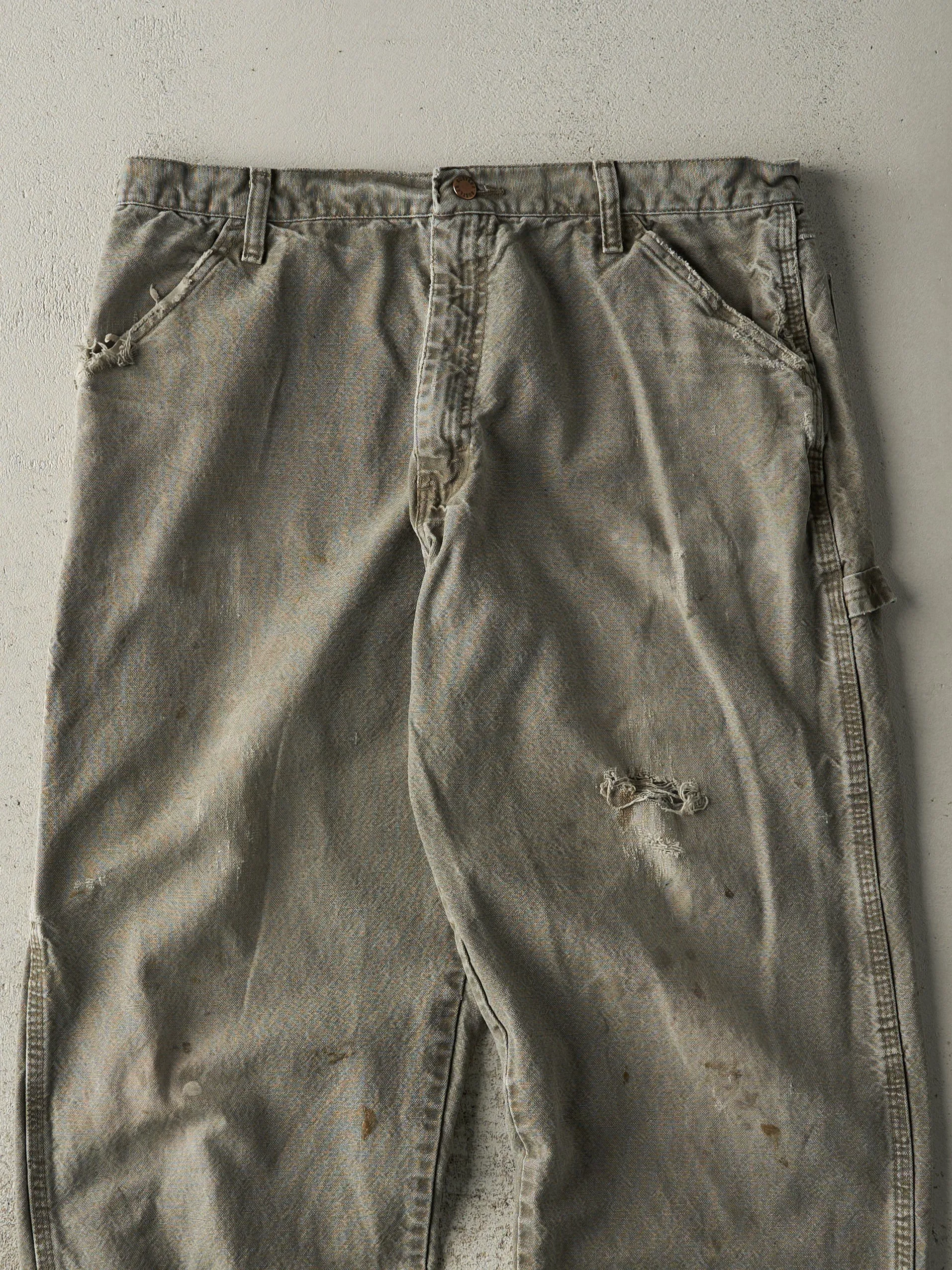 Vintage 90s Green Rustler Carpenter Pants (36x31) sold by Rebalance Vintage product image thumbnail 4