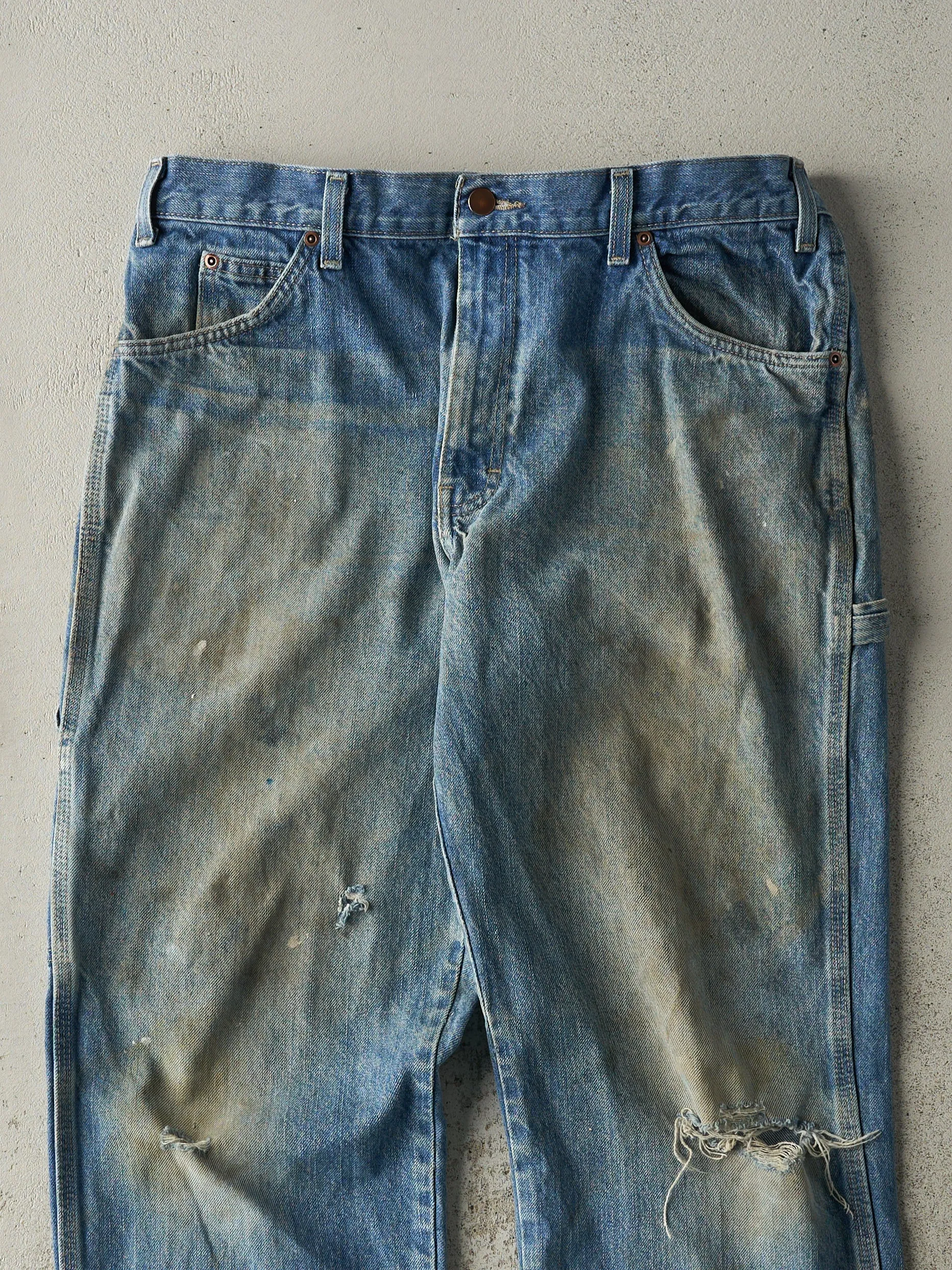 Vintage 90s Mid Wash Dickies Carpenter Jeans (35.5x34.5) sold by Rebalance Vintage product image thumbnail 4