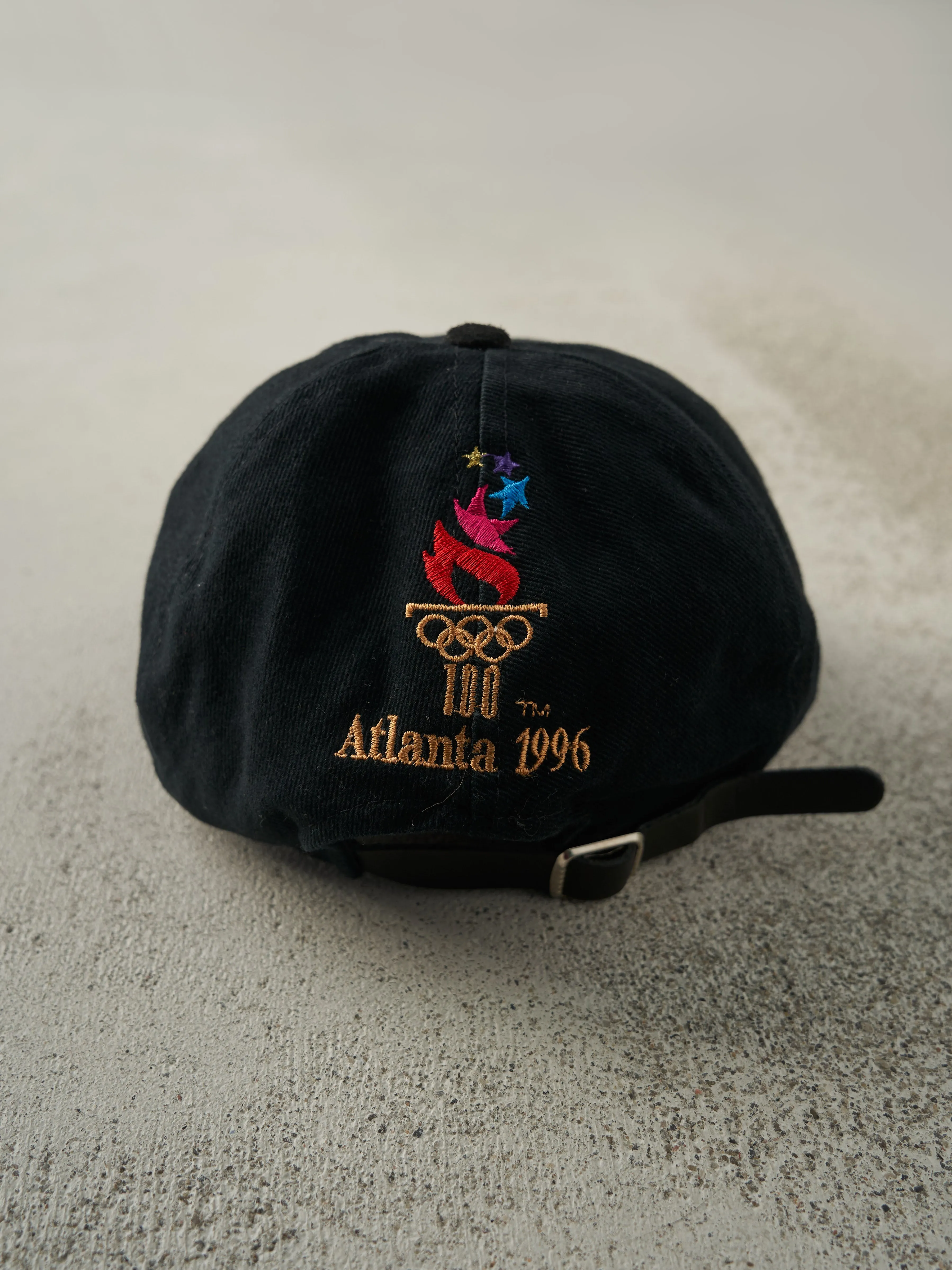 Vintage 96' Black Olympics Canada Leather Strap Back Hat sold by Rebalance Vintage product image thumbnail 3