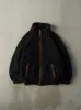 Vintage 90s Black Deep Pile Sherpa Zip Up Jacket (L/XL) sold by Rebalance Vintage