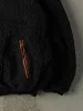 Vintage 90s Black Deep Pile Sherpa Zip Up Jacket (L/XL) sold by Rebalance Vintage
