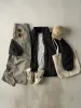 Vintage 90s Black Deep Pile Sherpa Zip Up Jacket (L/XL) sold by Rebalance Vintage