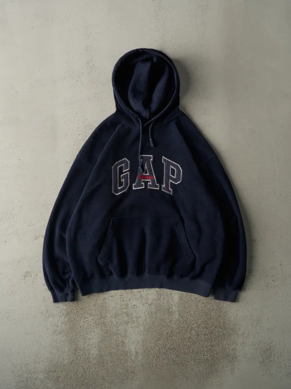 Vintage Y2K Navy Blue Gap Fleece Hoodie (L/XL) sold by Rebalance Vintage