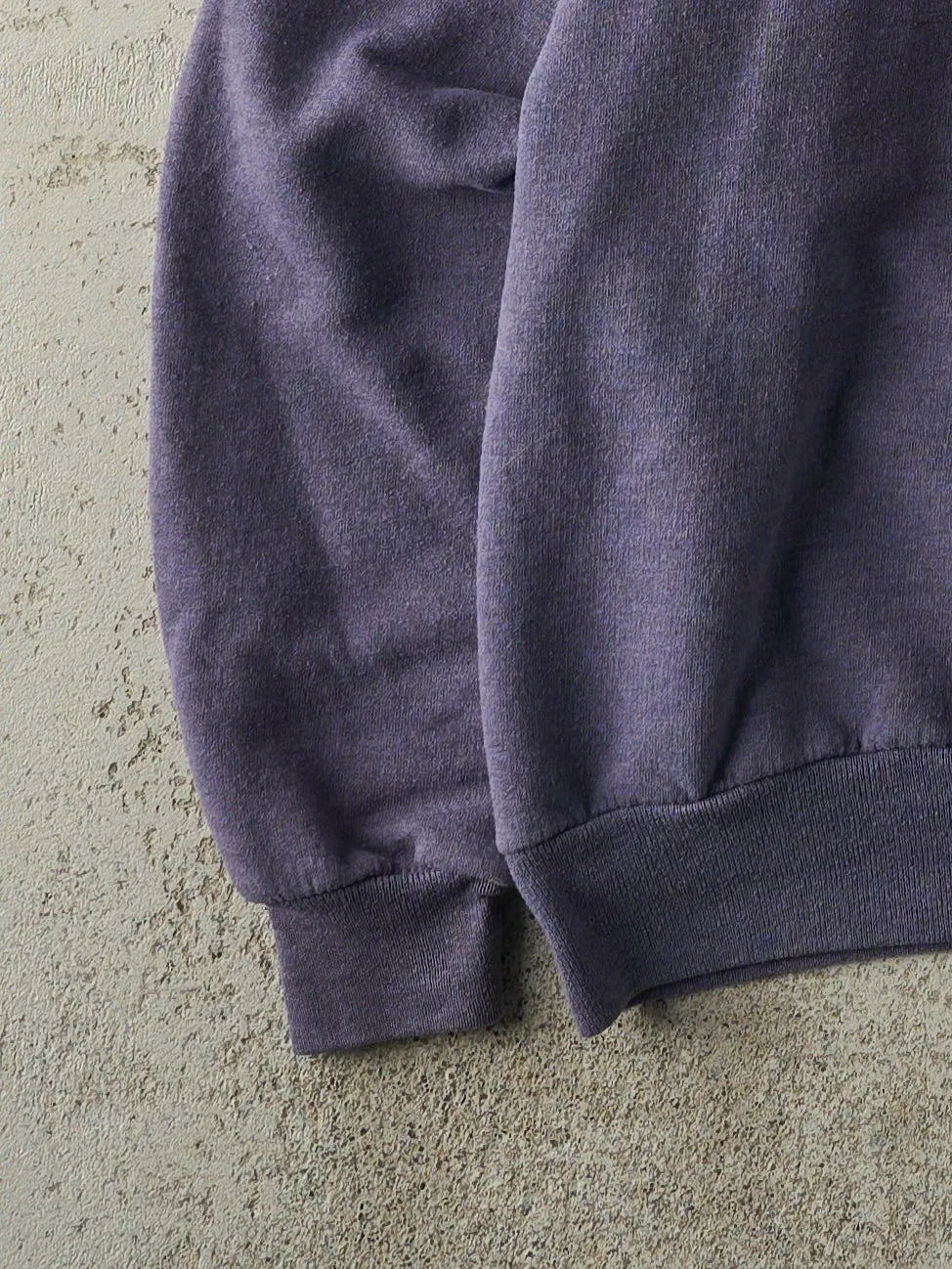 Vintage 90s Washed Purple Blank Crewneck (L) sold by Rebalance Vintage product image thumbnail 3