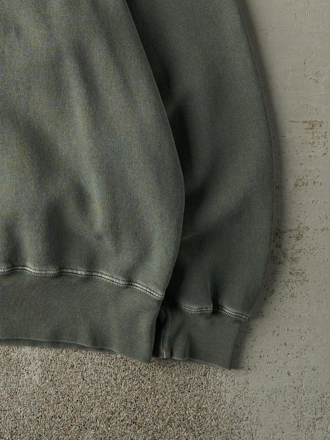 Vintage Y2K Washed Green Blank Crewneck (M/L) sold by Rebalance Vintage product image thumbnail 3