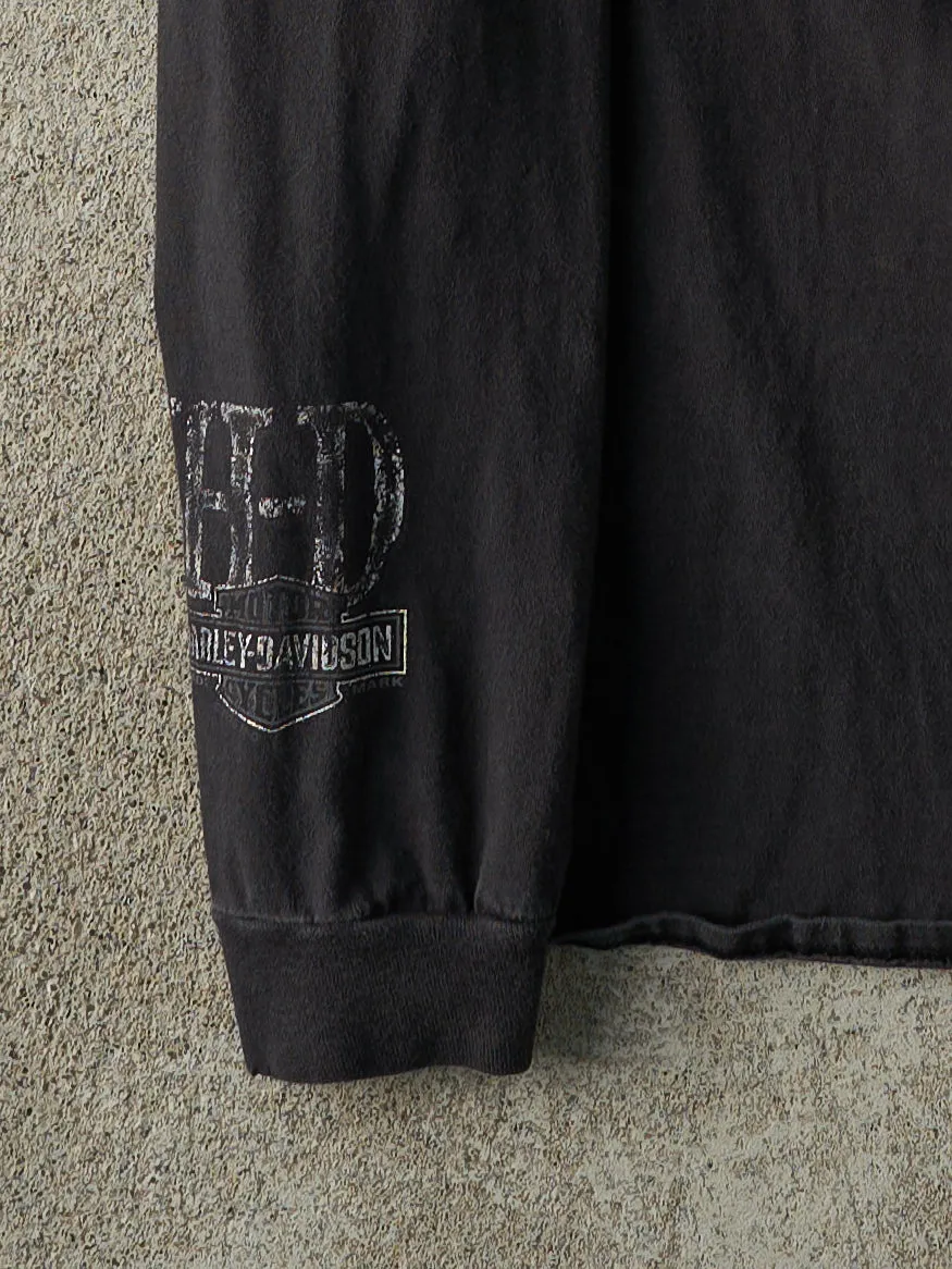 15' Black Edmonton Alberta Harley Davidson Long Sleeve (L) sold by Rebalance Vintage product image thumbnail 4