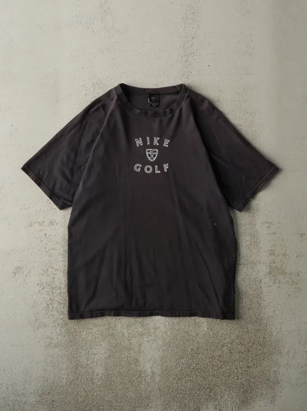 Vintage Y2K Black Embroidered Nike Golf Tee (M) sold by Rebalance Vintage