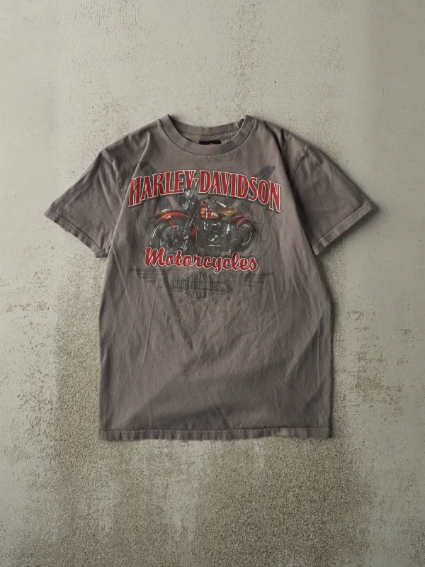 Vintage 11' Charcoal Grey West Branch Michigan Harley Davidson Tee (S) sold by Rebalance Vintage