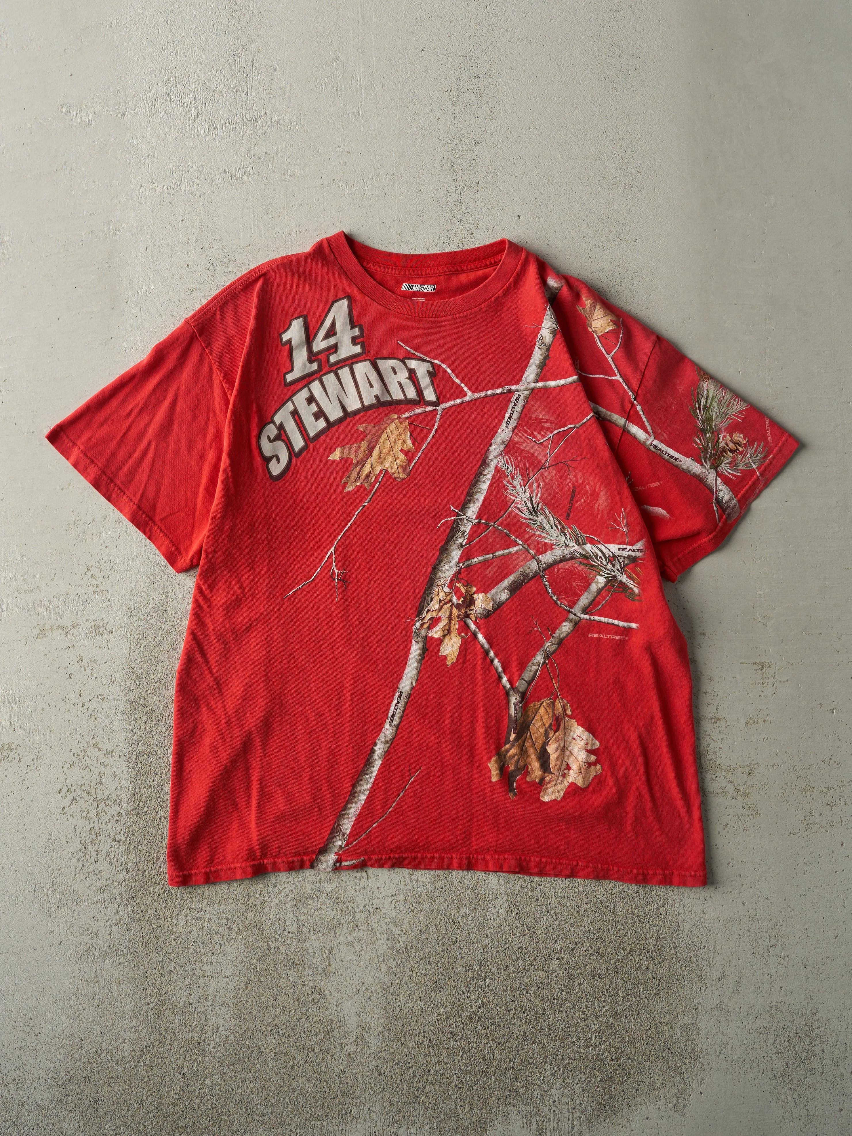 Vintage Y2K Red Tony Stewart Nascar x Realtree Racing Tee (L) sold by Rebalance Vintage