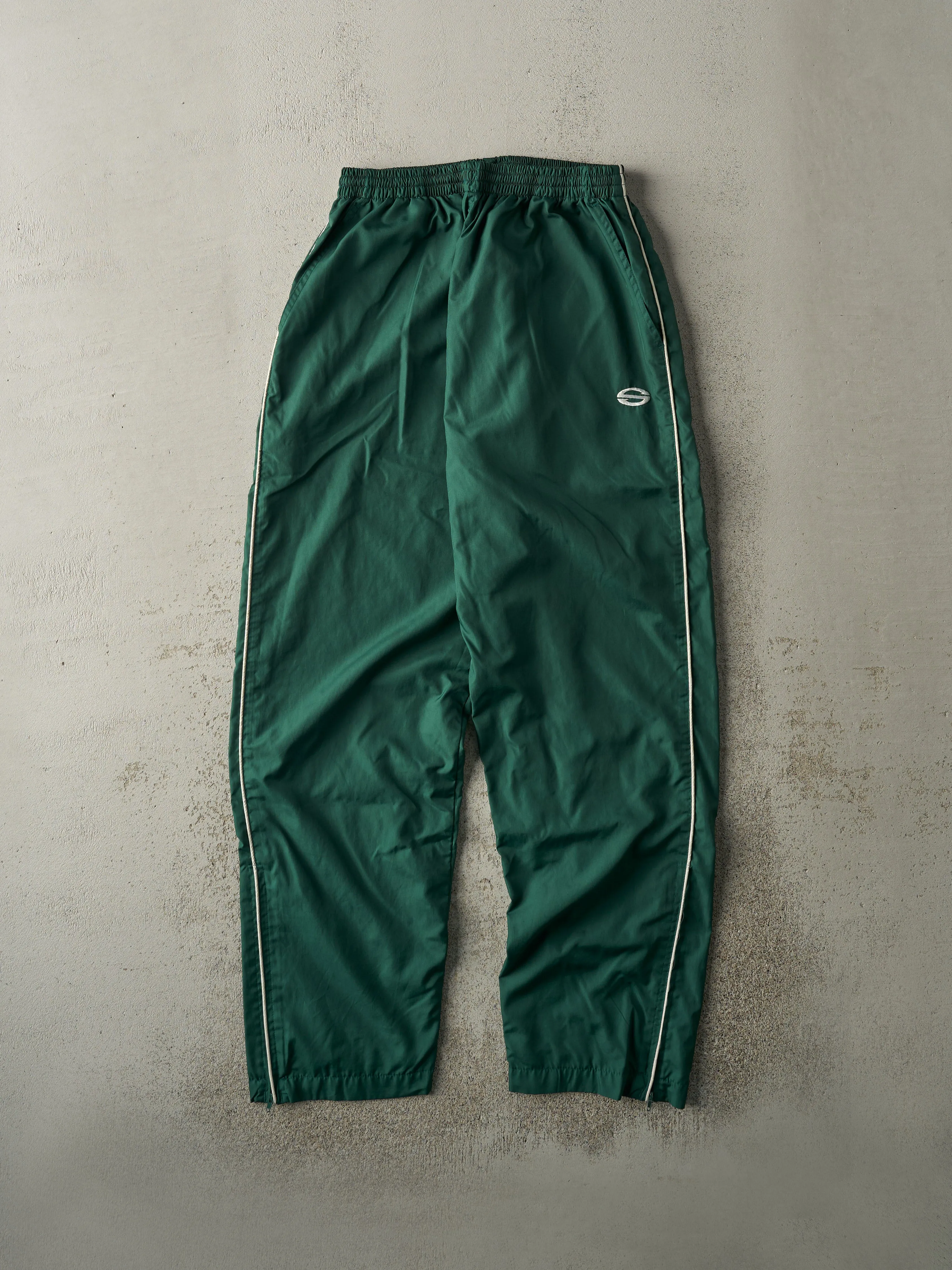 Vintage Y2K Green Windbreaker Pants (27x29) sold by Rebalance Vintage