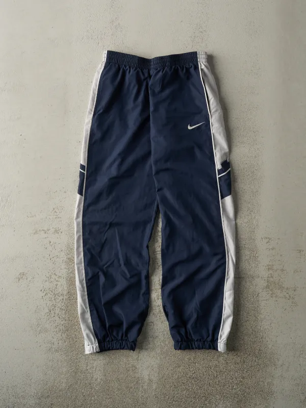 Vintage Y2K Navy Blue & Grey Nike Track Pants (26x26) sold by Rebalance Vintage