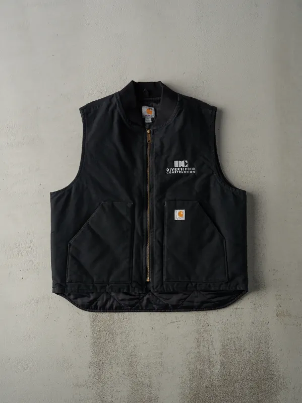 Vintage Y2K Black Embroidered Carhartt Vest (L) sold by Rebalance Vintage