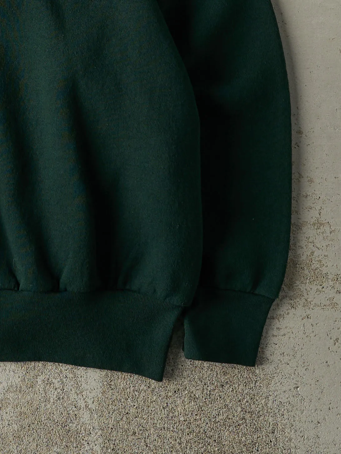 Vintage 90s Green Blank Crewneck (L) sold by Rebalance Vintage product image thumbnail 3