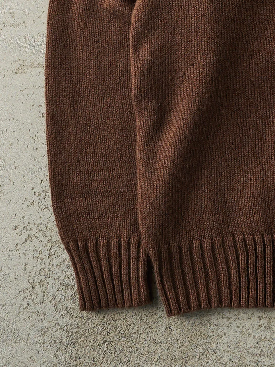 Vintage 90s Brown Club International Knit (M/L) sold by Rebalance Vintage product image thumbnail 4