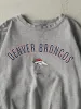 Vintage Y2K Grey Denver Broncos Nike Boxy Crewneck (M) sold by Rebalance Vintage