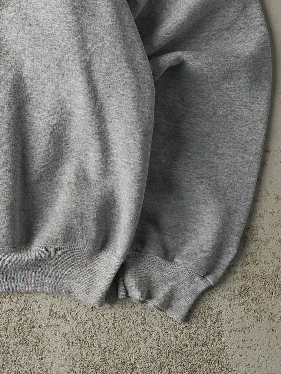 Vintage 90s Grey Embroidered Minnesota Vikings Crewneck (L) sold by Rebalance Vintage product image thumbnail 3