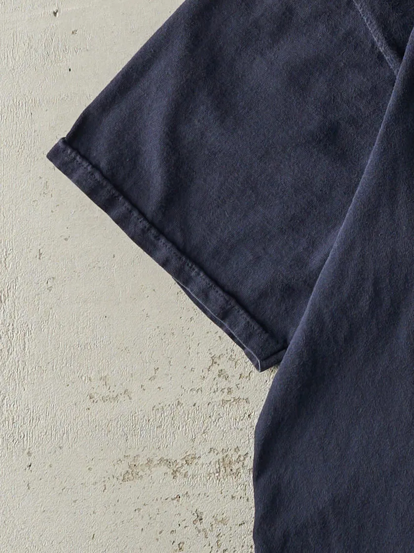 Vintage 90s Navy Blue Notre Dame Fighting Irish Tee (L) sold by Rebalance Vintage product image thumbnail 3