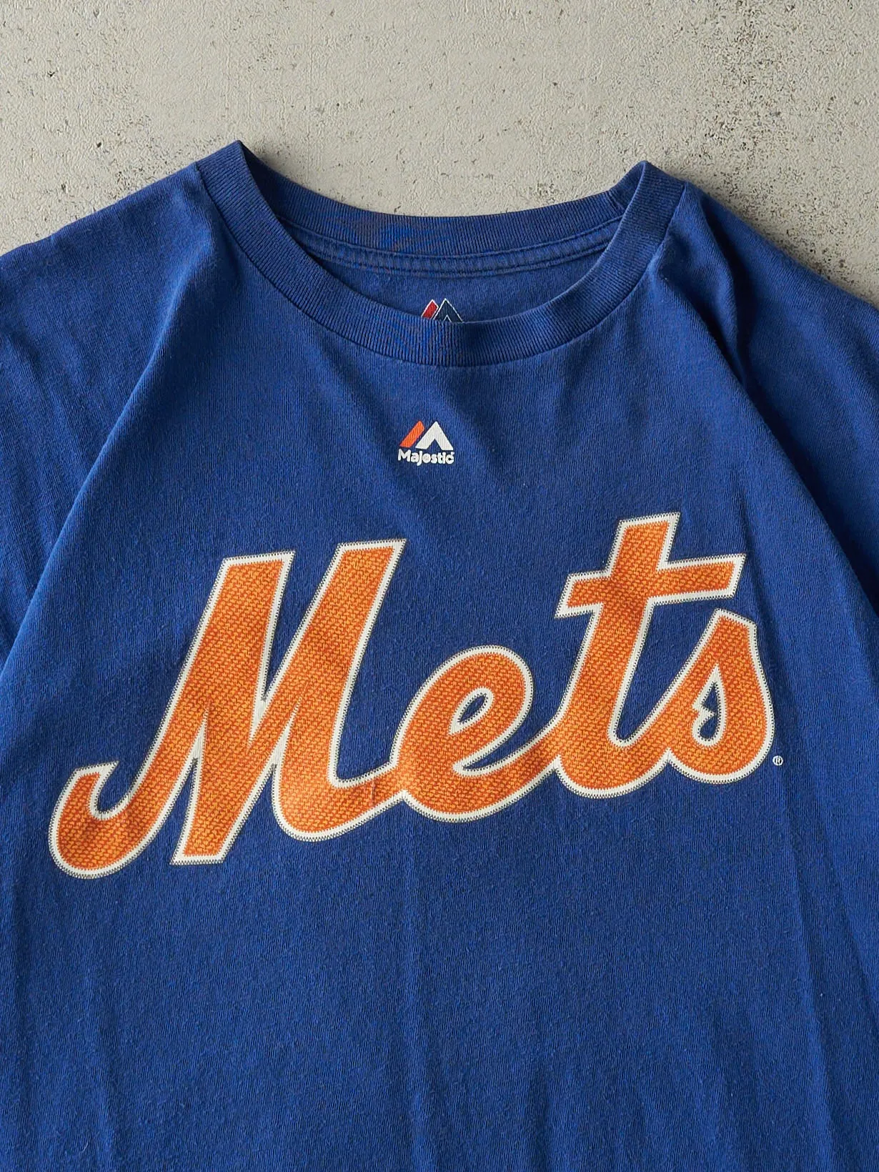 Vintage Y2K Blue New York Mets #3 Curtis Granderson Player Tee (L) sold by Rebalance Vintage product image thumbnail 3