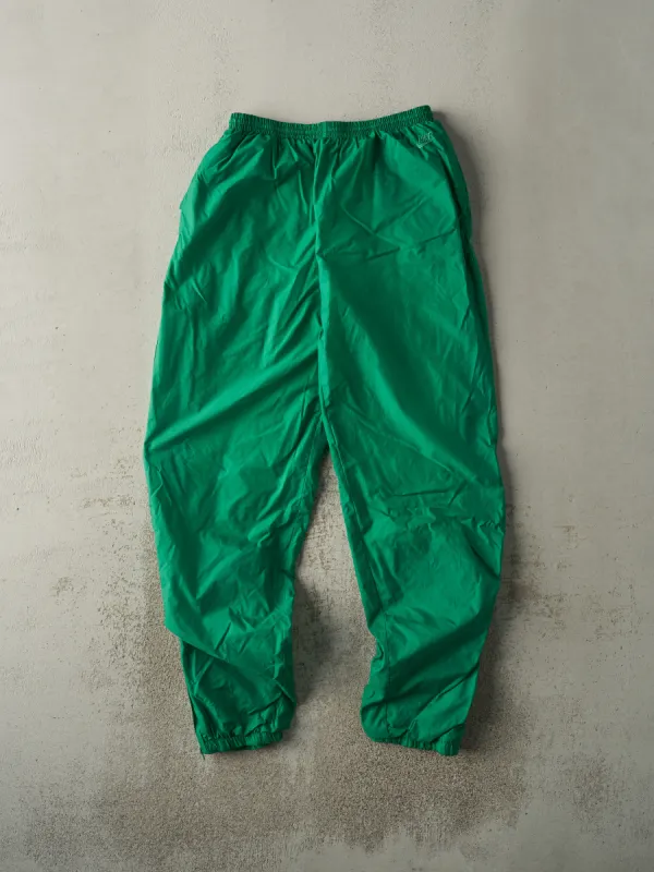 Vintage 90s Green Embroidered Nike Windbreaker Pants (28x32) sold by Rebalance Vintage