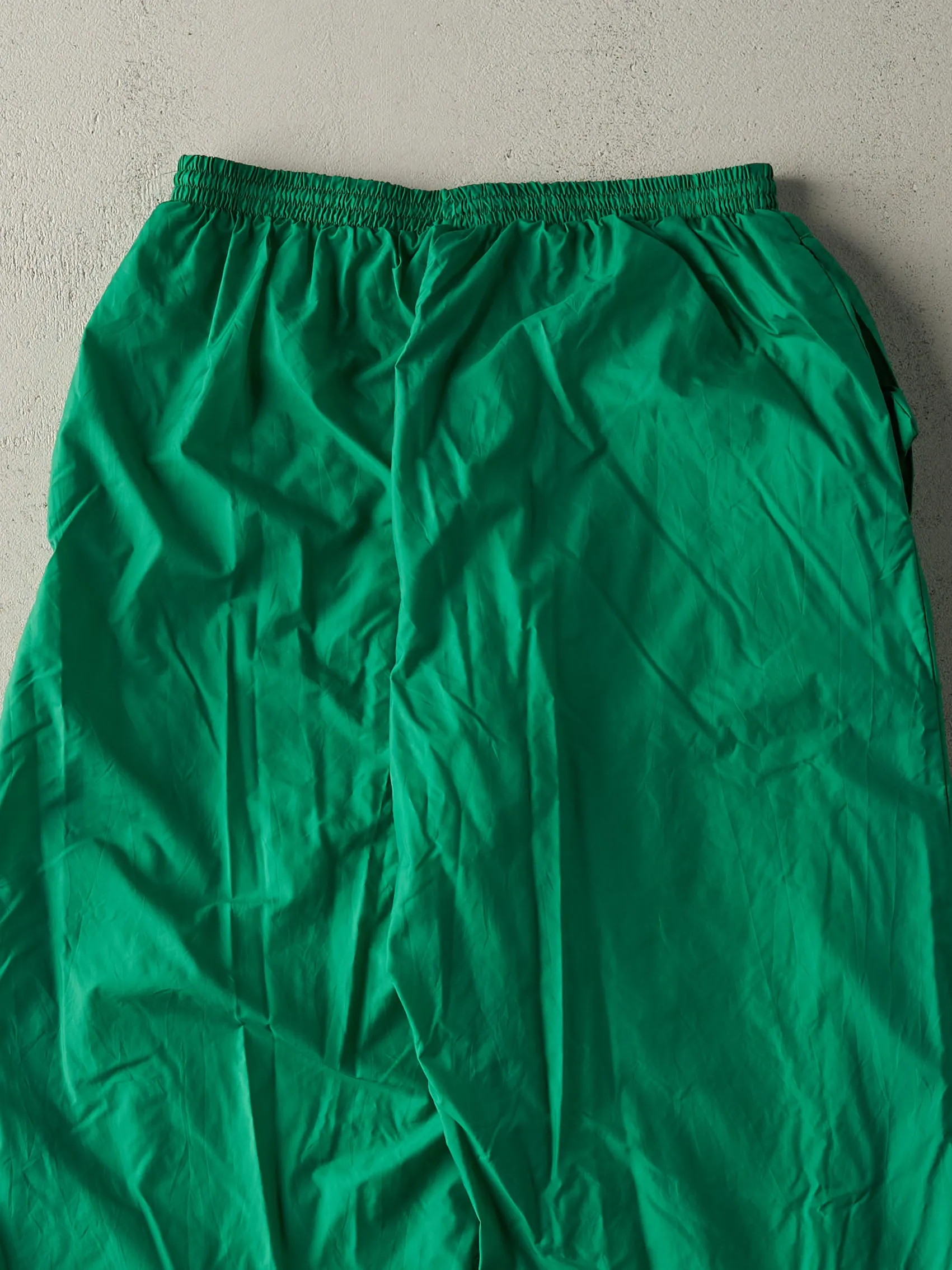 Vintage 90s Green Embroidered Nike Windbreaker Pants (28x32) sold by Rebalance Vintage product image thumbnail 4