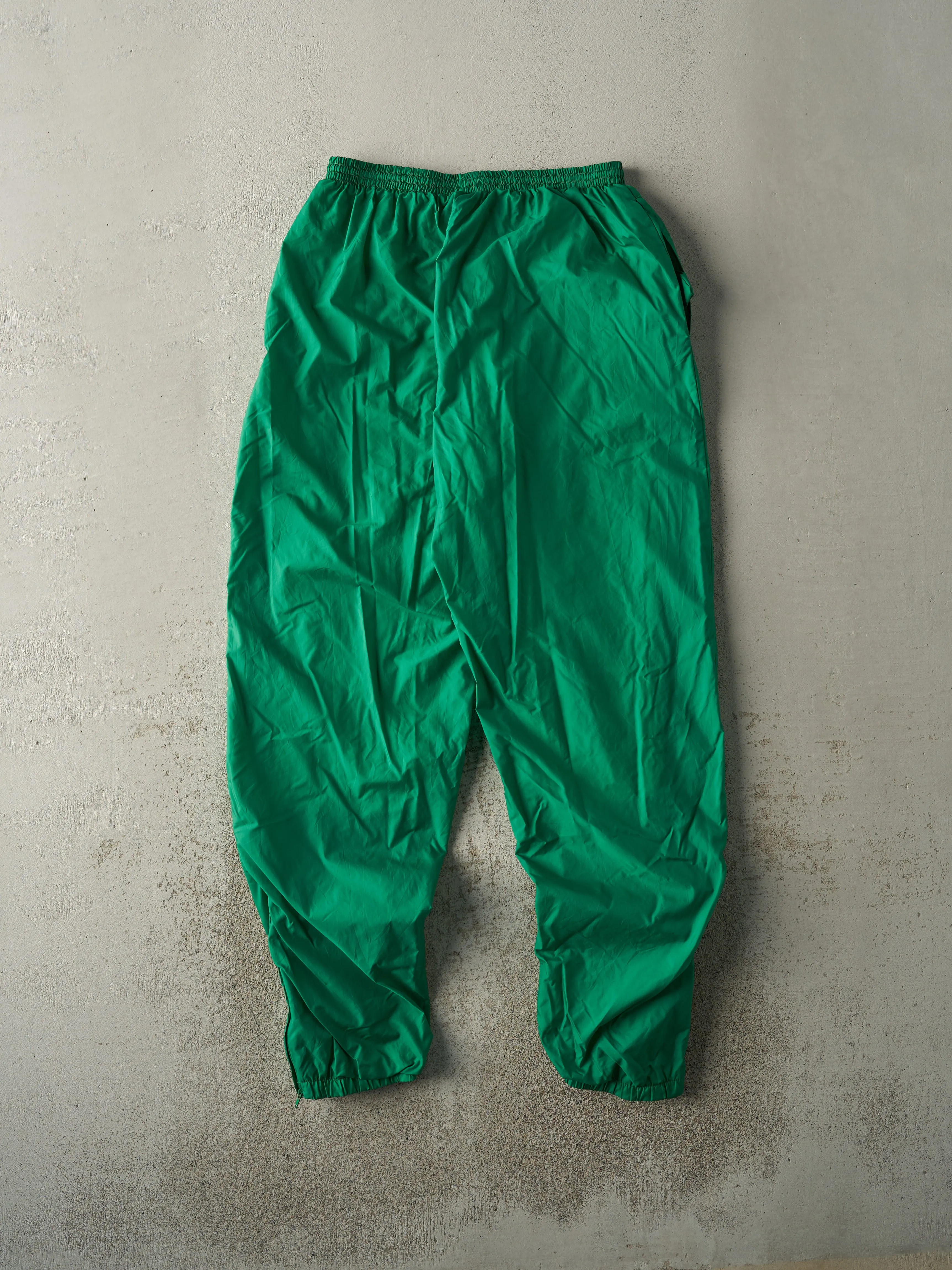 Vintage 90s Green Embroidered Nike Windbreaker Pants (28x32) sold by Rebalance Vintage product image thumbnail 2