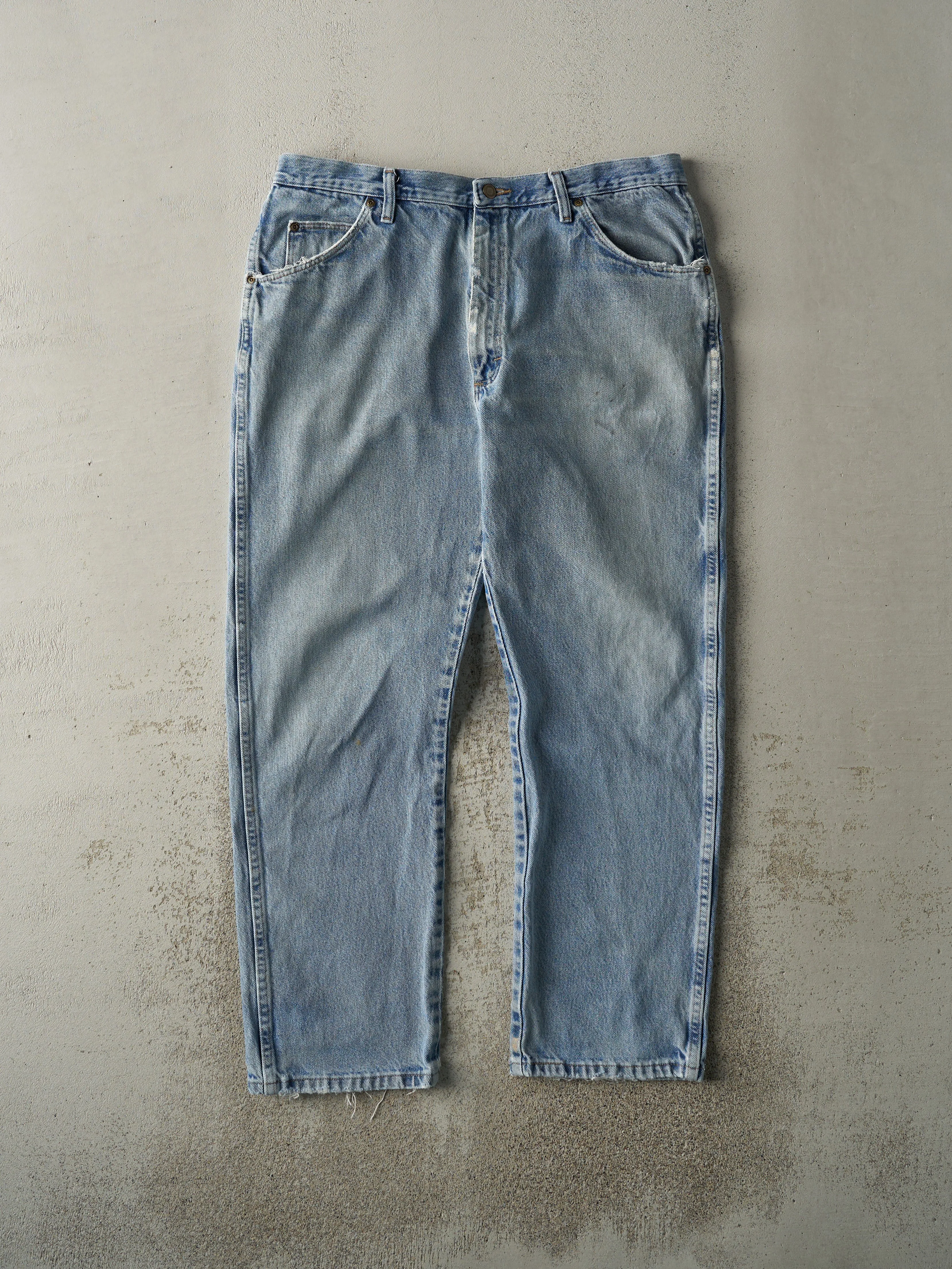 Vintage 90s Light Wash Wrangler Jeans (37x29.5) sold by Rebalance Vintage
