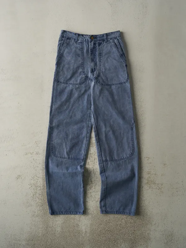 Vintage 90s Washed Blue Work Pants (28x31.5) sold by Rebalance Vintage