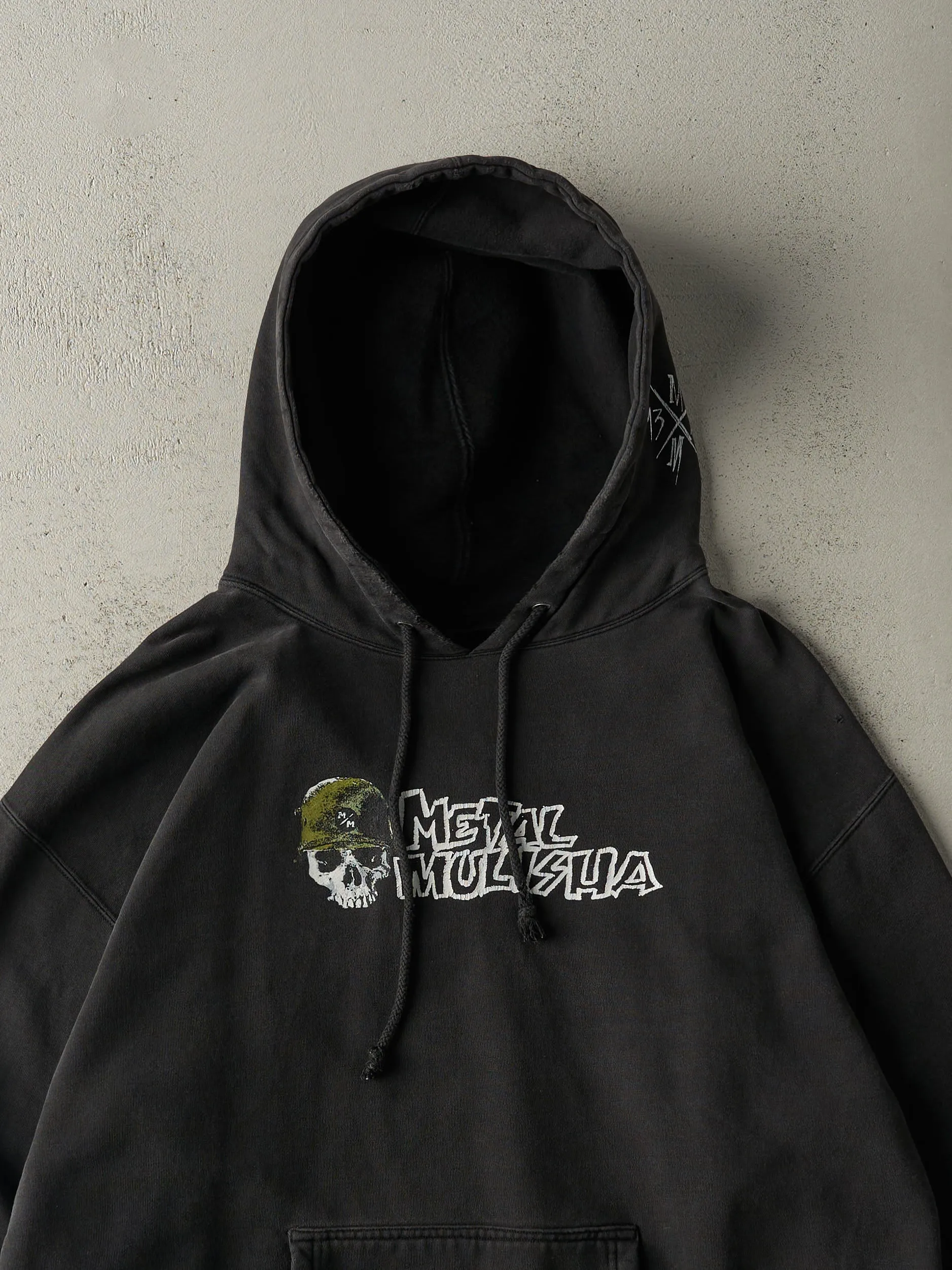Vintage Y2K Black Metal Mulisha Hoodie (L/XL) sold by Rebalance Vintage product image thumbnail 3