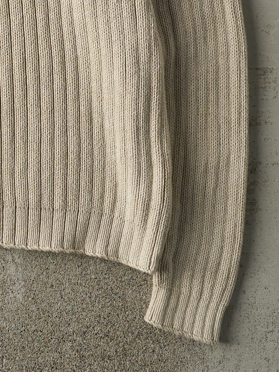 Vintage Y2K Beige Eddie Bauer Knit (M) sold by Rebalance Vintage product image thumbnail 4