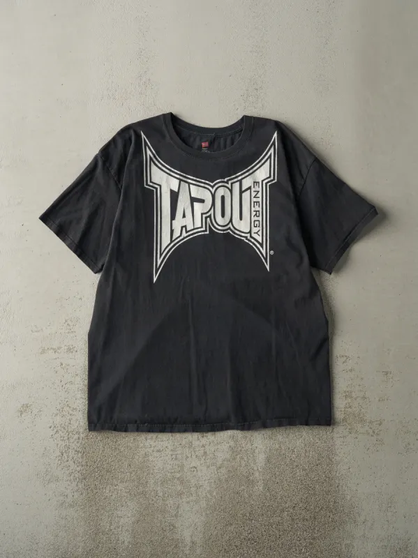 Vintage Y2K Black Tapout Energy Drink Tee (L) sold by Rebalance Vintage