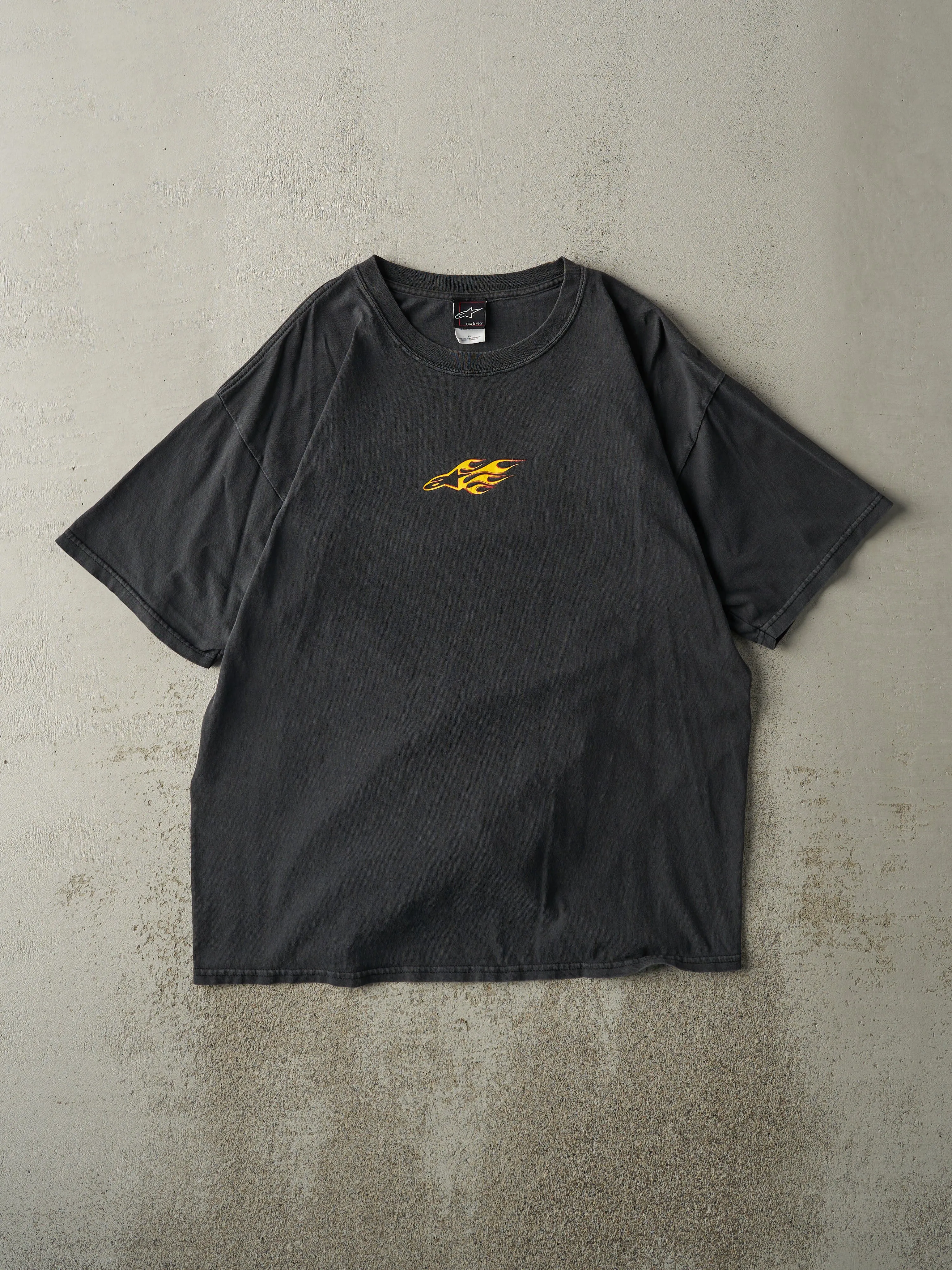 Vintage Y2K Faded Black Alpine Stars Tee (L) sold by Rebalance Vintage