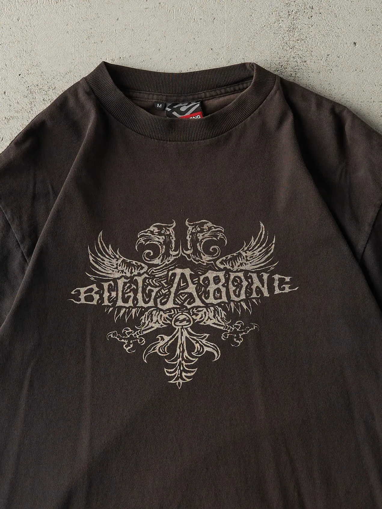 Vintage Y2K Faded Black Billabong Graphic Tee (M) sold by Rebalance Vintage product image thumbnail 3