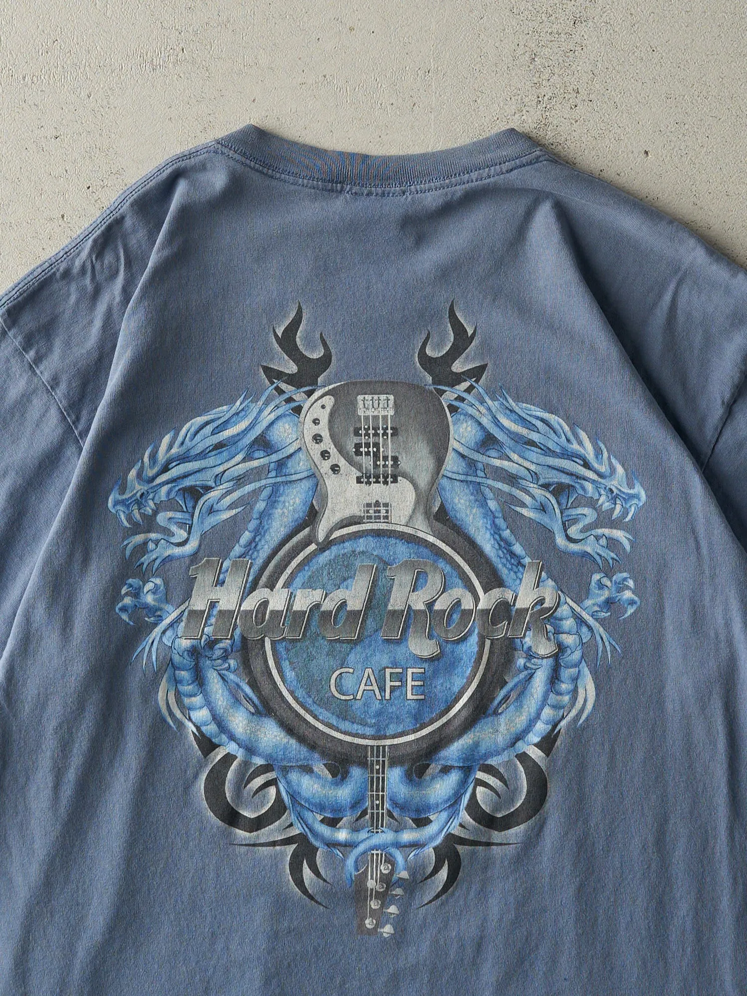 Vintage Y2K Slate Blue Phoenix Hard Rock Cafe Tee (L) sold by Rebalance Vintage product image thumbnail 4