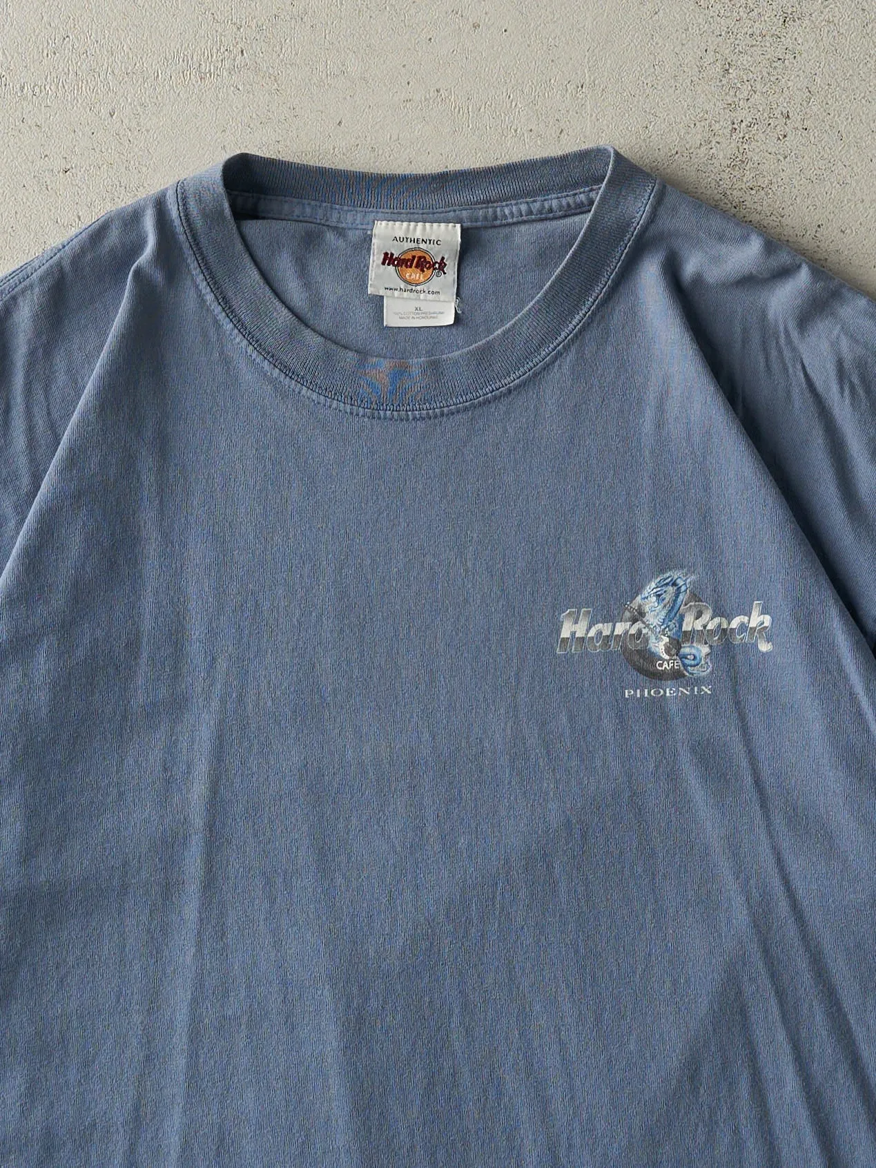 Vintage Y2K Slate Blue Phoenix Hard Rock Cafe Tee (L) sold by Rebalance Vintage product image thumbnail 3