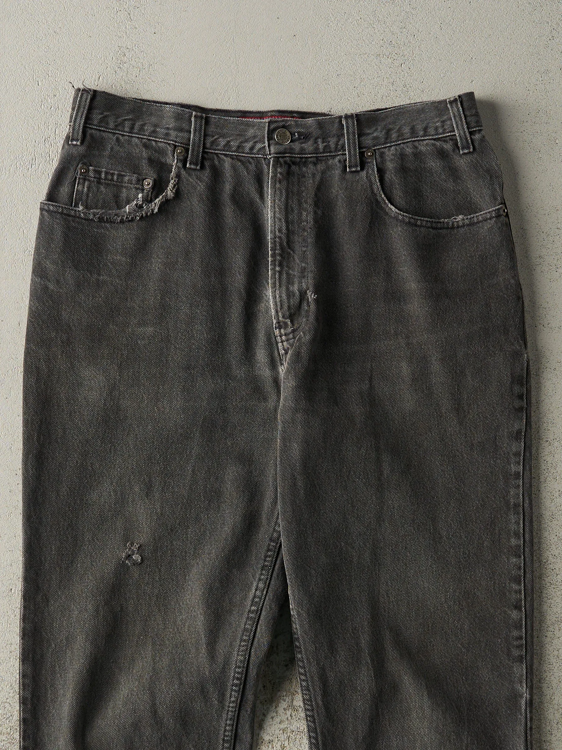 Vintage Y2K Washed Black Old Navy Denim Pants (33x29) sold by Rebalance Vintage product image thumbnail 4