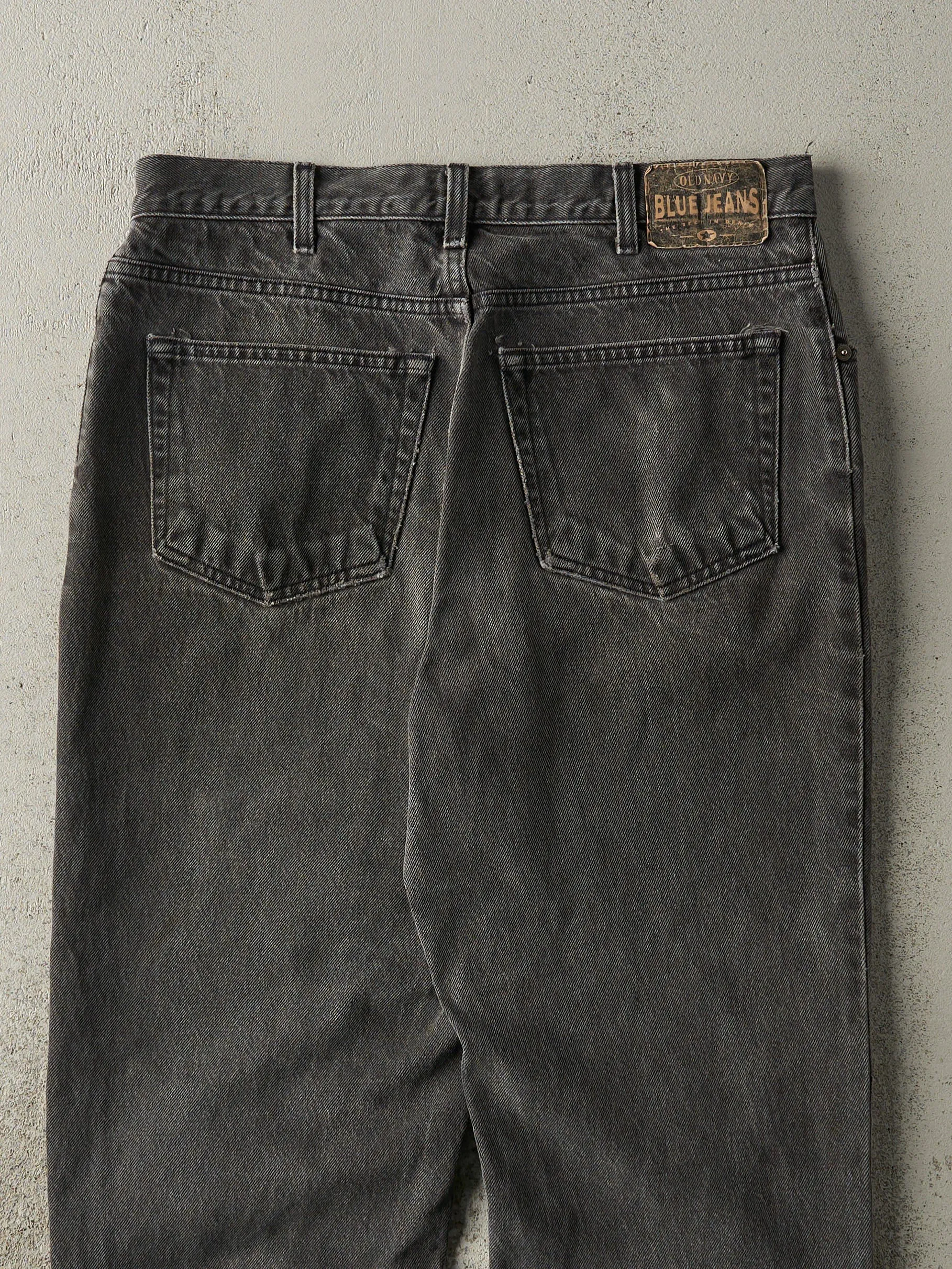 Vintage Y2K Washed Black Old Navy Denim Pants (33x29) sold by Rebalance Vintage product image thumbnail 5