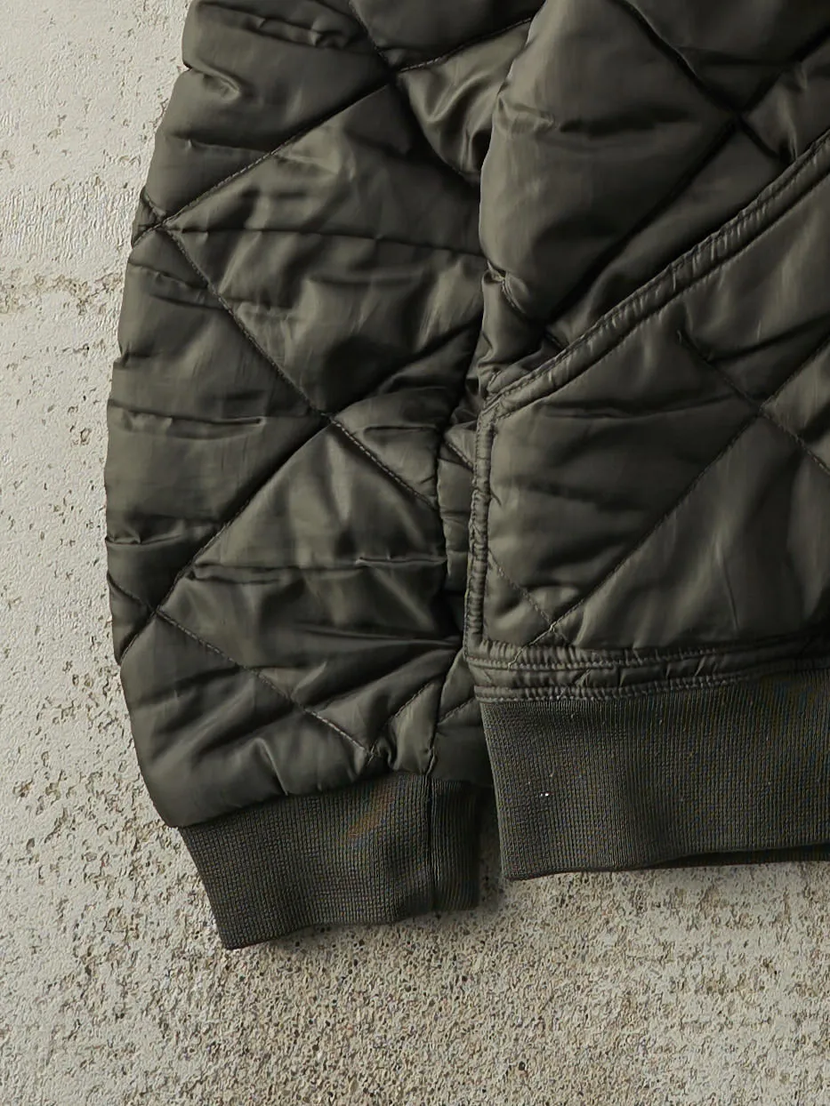 Vintage Y2K Green Emerica Skateboard Flight Jacket (S) sold by Rebalance Vintage product image thumbnail 4