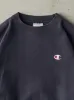 Vintage Y2K Navy Blue Champion Reverse Weave Crewneck (S/M) sold by Rebalance Vintage