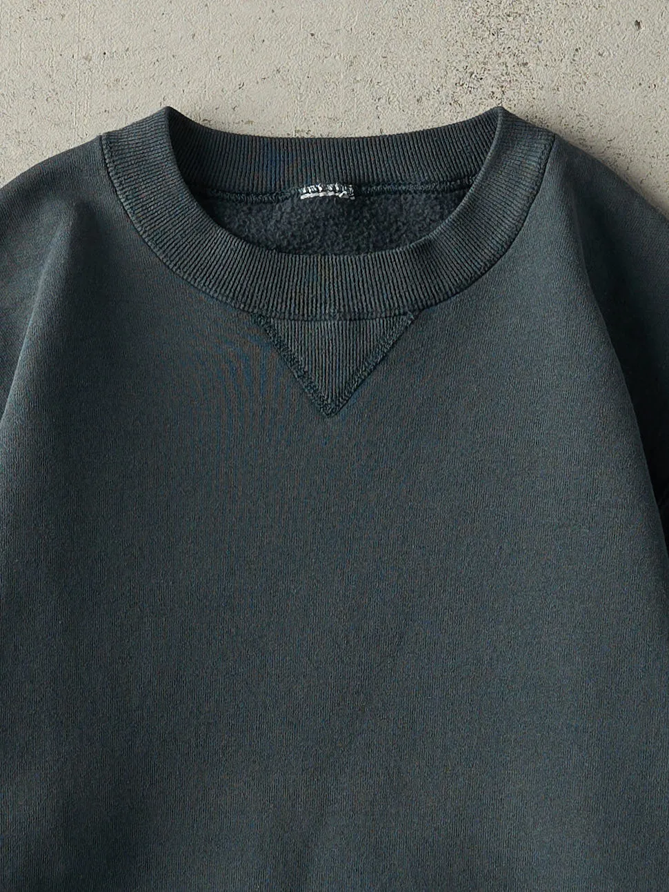 Vintage 90s Green Blank Russell Athletic Crewneck (S) sold by Rebalance Vintage product image thumbnail 2