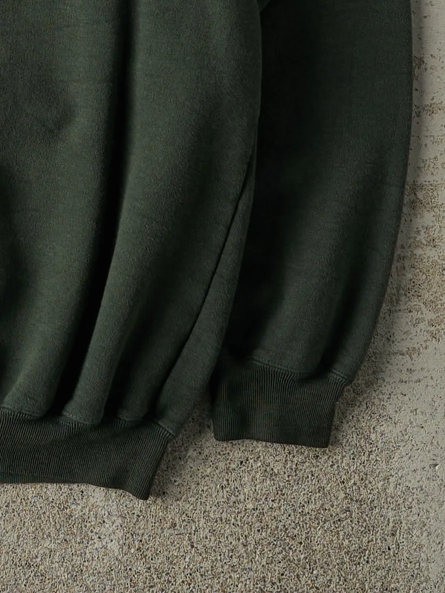 Vintage 90s Green Embroidered Essence of Tennis Crewneck (L) sold by Rebalance Vintage product image thumbnail 3