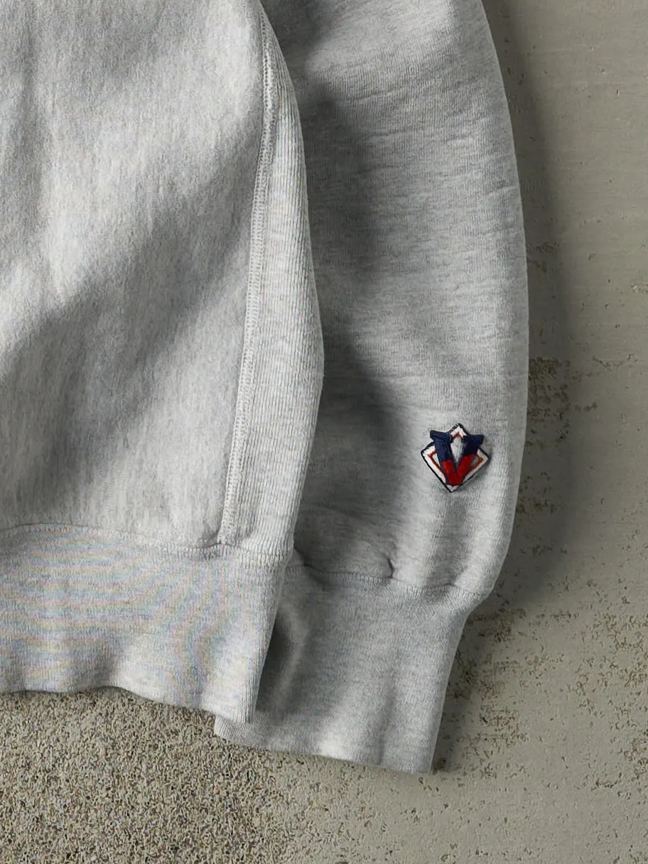 Vintage 90s Heather Grey University of Virginia Crewneck (L) sold by Rebalance Vintage product image thumbnail 3