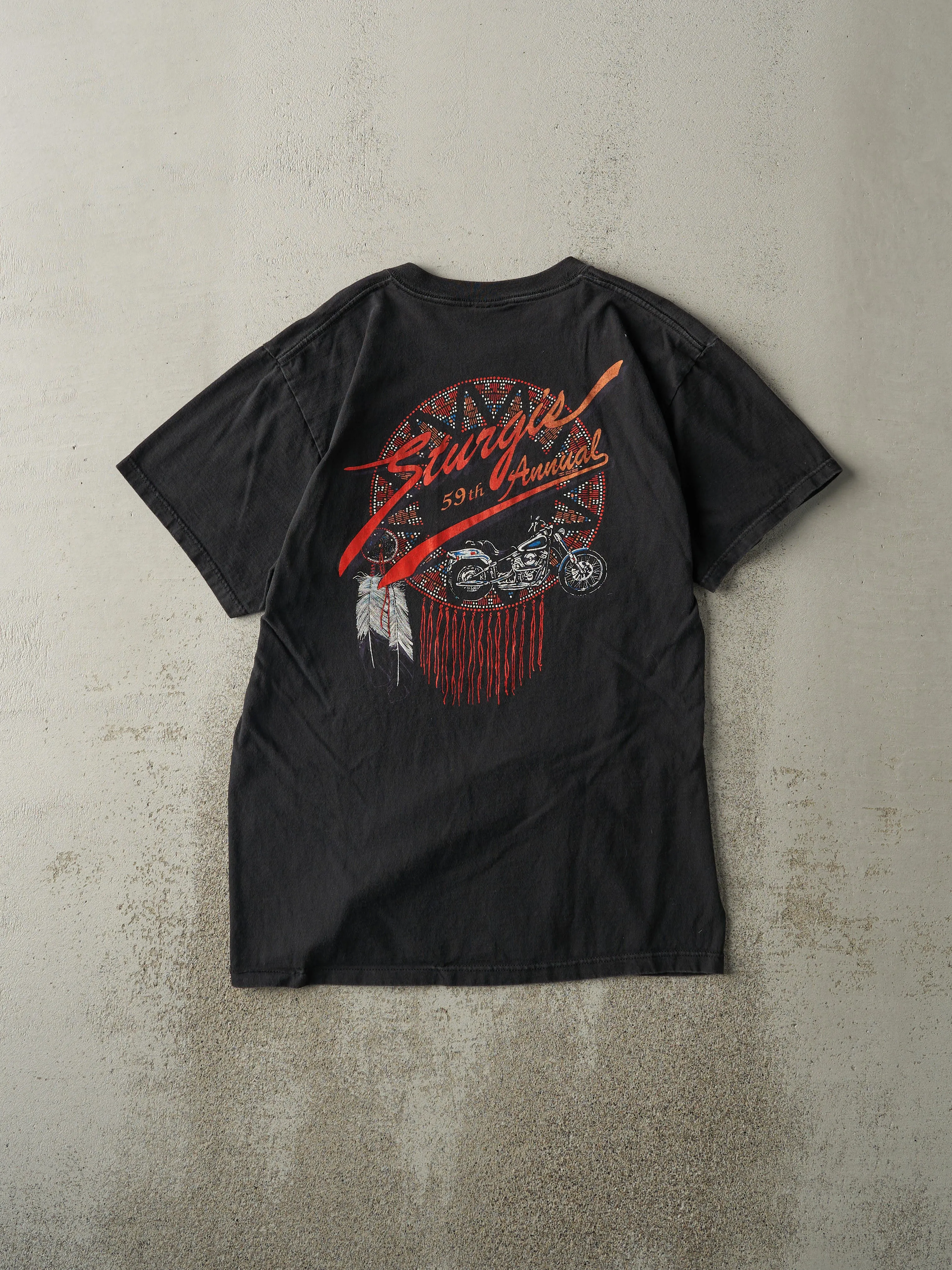 Vintage 99' Black Sturgis Bike Rally Tee (M) sold by Rebalance Vintage product image thumbnail 2