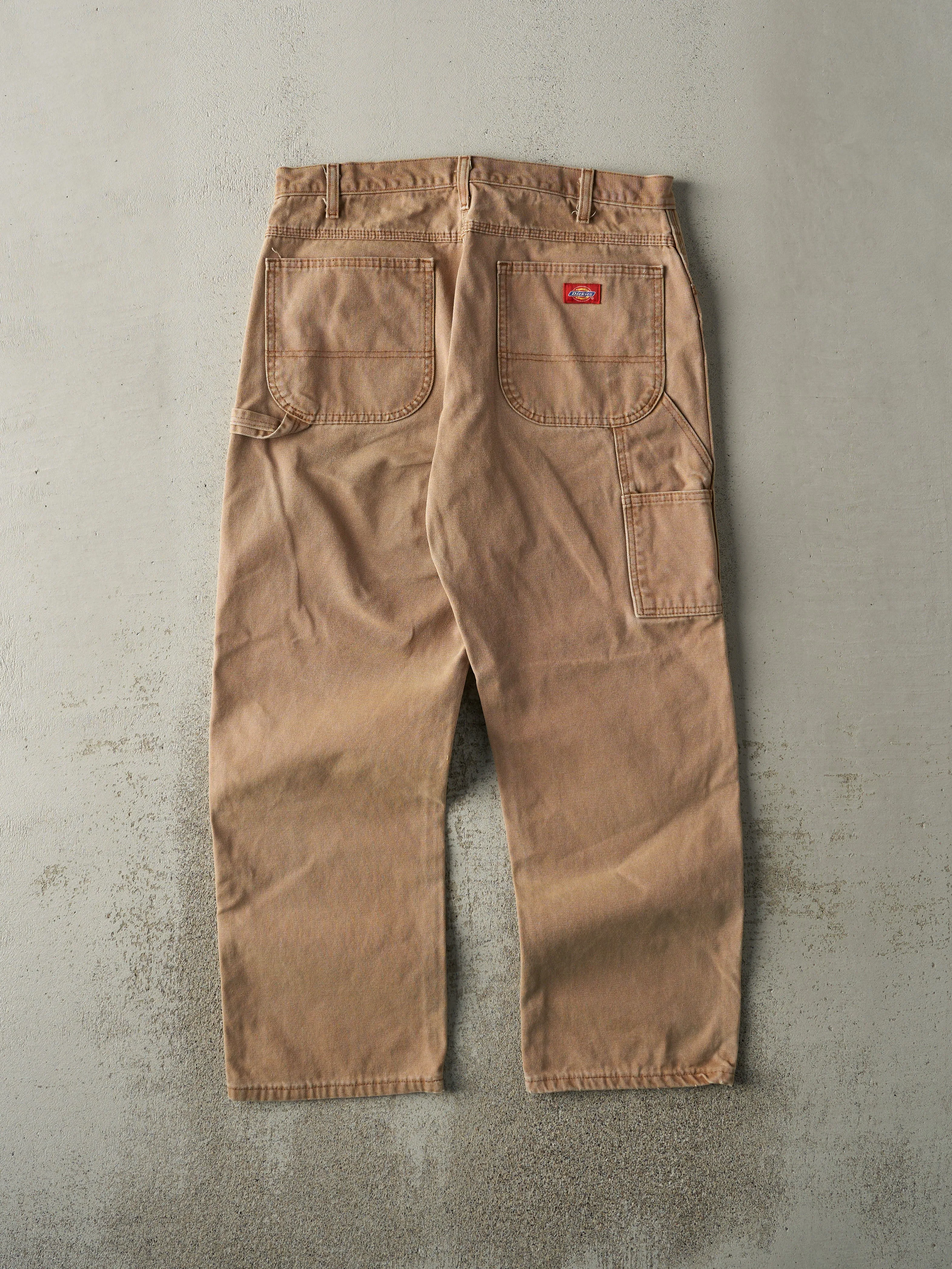 Vintage 90s Beige Dickies Carpenter Pants (33x28.5) sold by Rebalance Vintage product image thumbnail 3