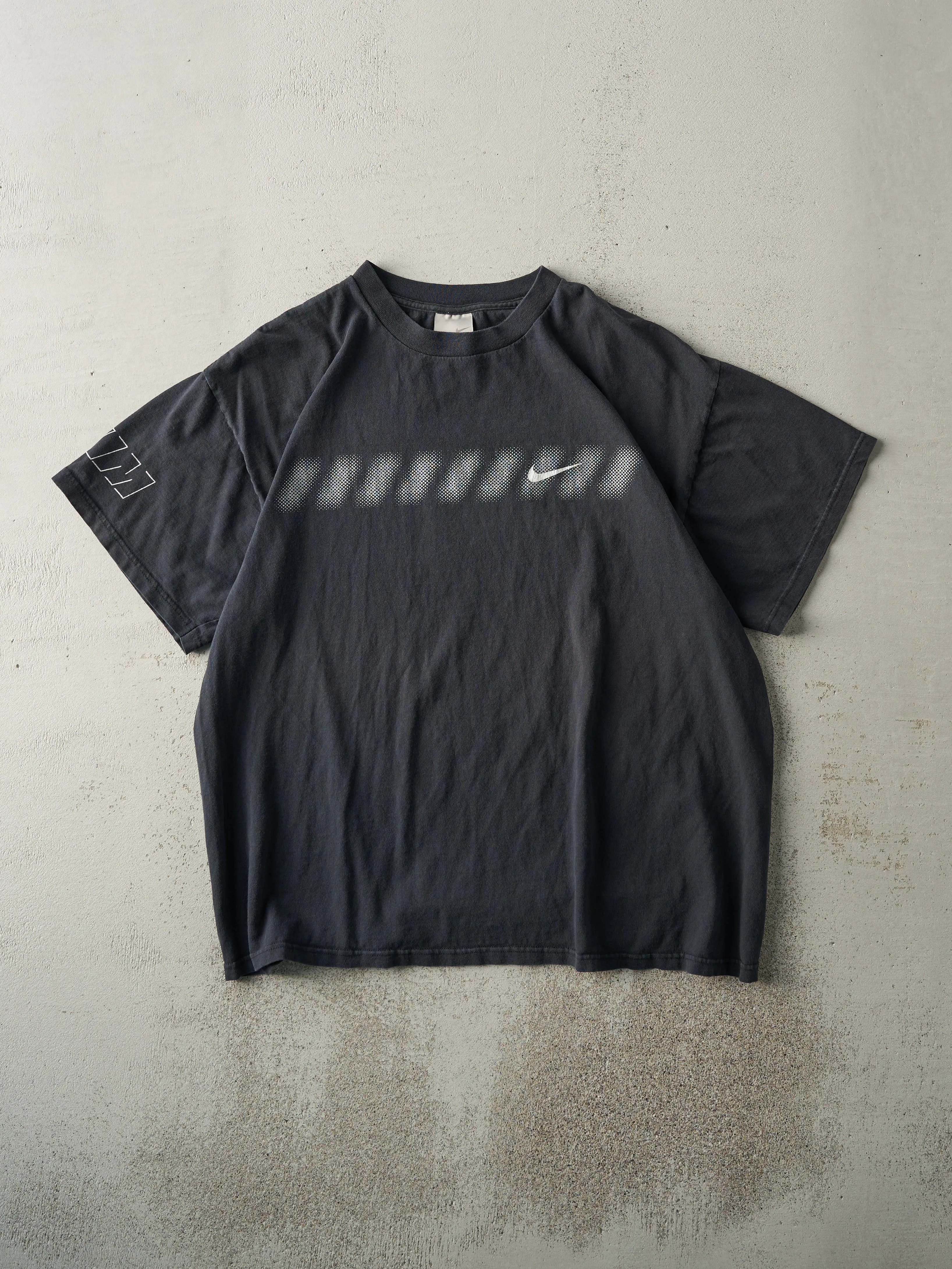 Vintage Y2K Black Nike Swim Tee (L) sold by Rebalance Vintage