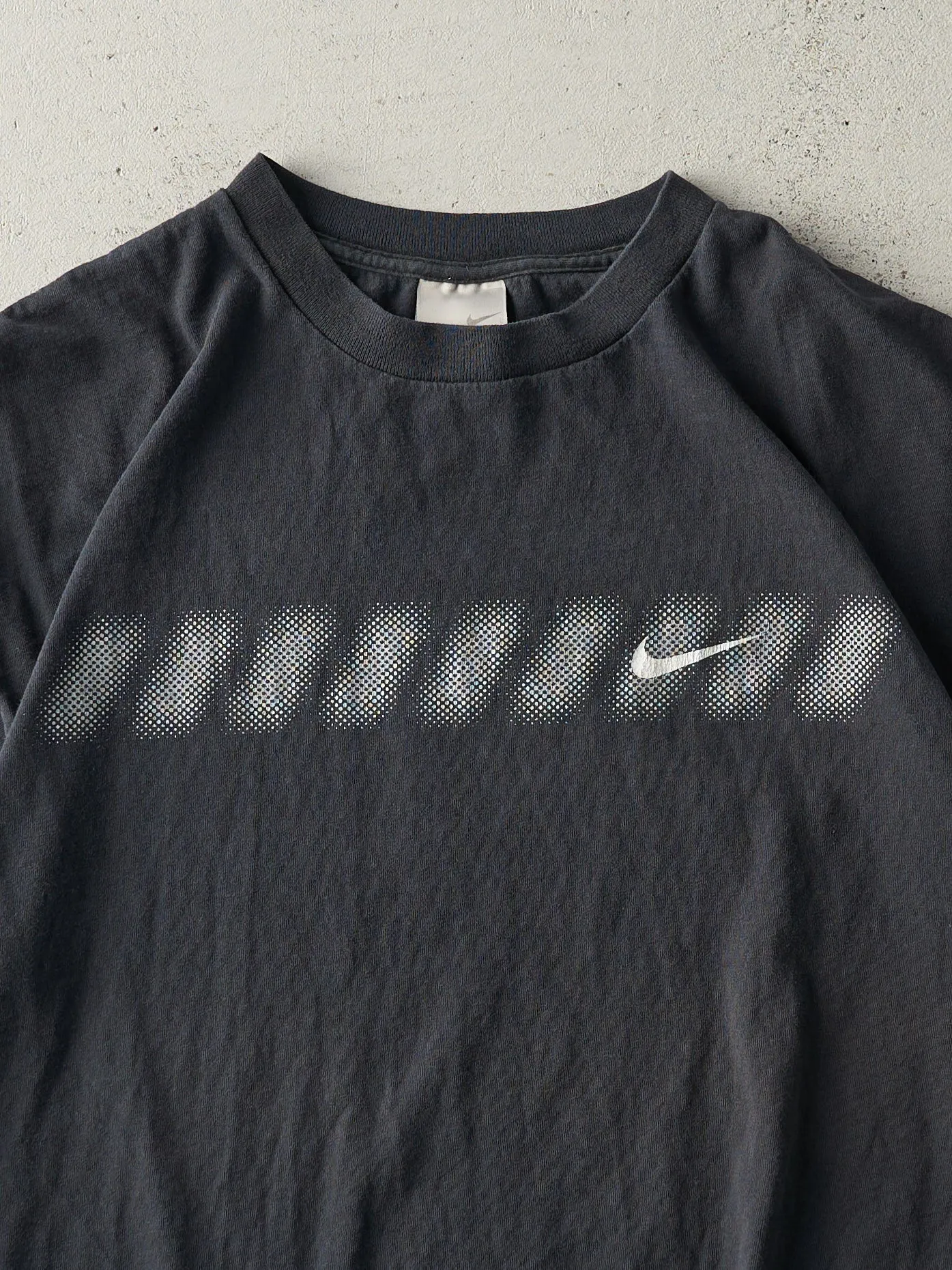 Vintage Y2K Black Nike Swim Tee (L) sold by Rebalance Vintage product image thumbnail 2