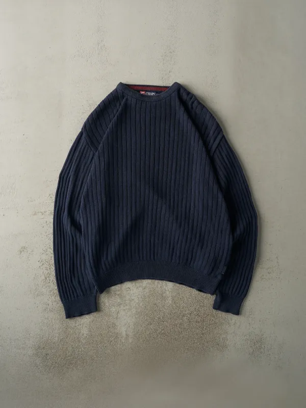 Vintage 90s Navy Blue Chaps Ralph Lauren Knit Pullover (XL/XXL) sold by Rebalance Vintage