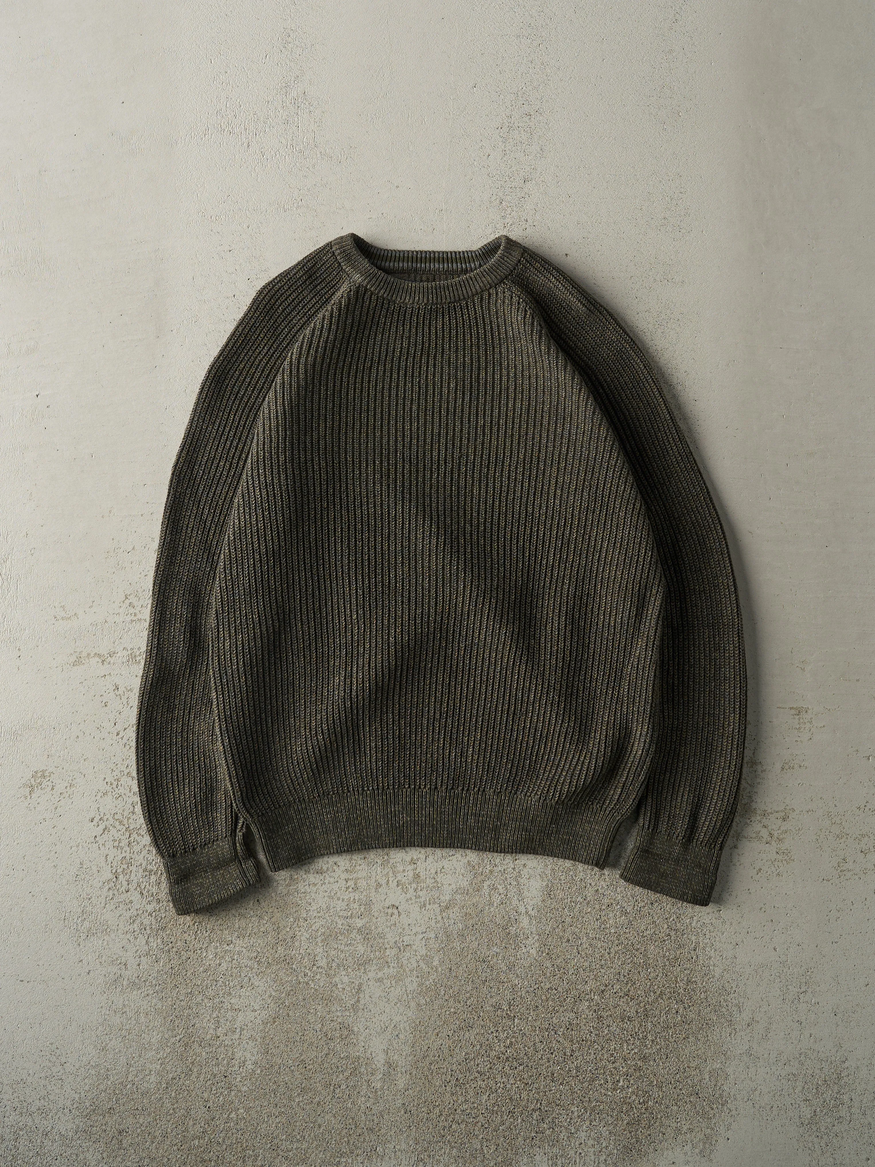 Vintage Y2K Green Denver Hayes Fishermans Knit Pullover (M) sold by Rebalance Vintage